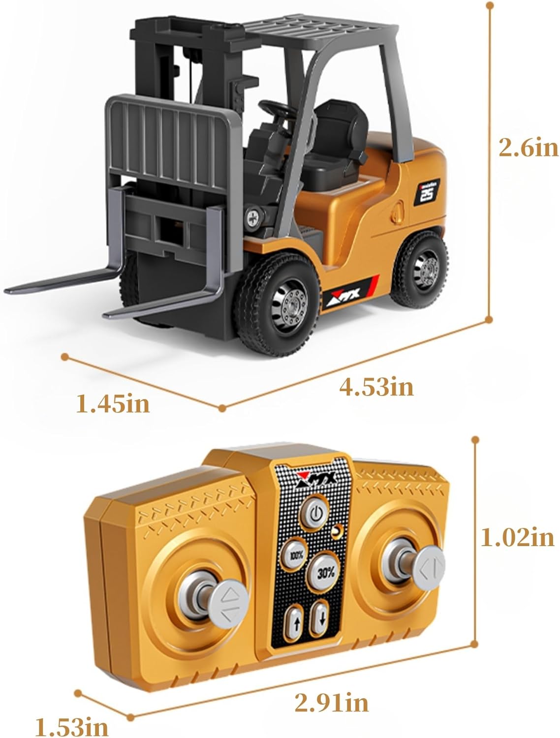 MicroCrew™ Mini RC Construction Series – Pocket Dump Truck,