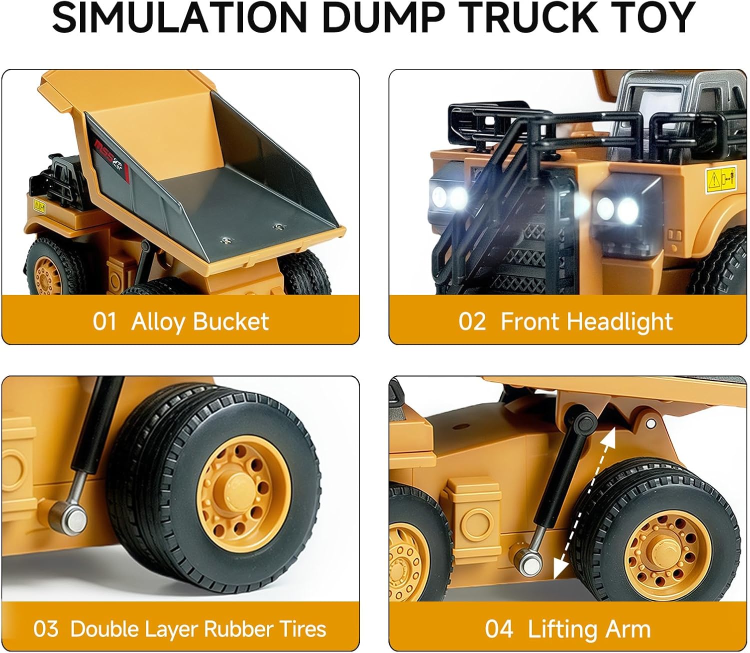MicroCrew™ Mini RC Construction Series – Pocket Dump Truck,