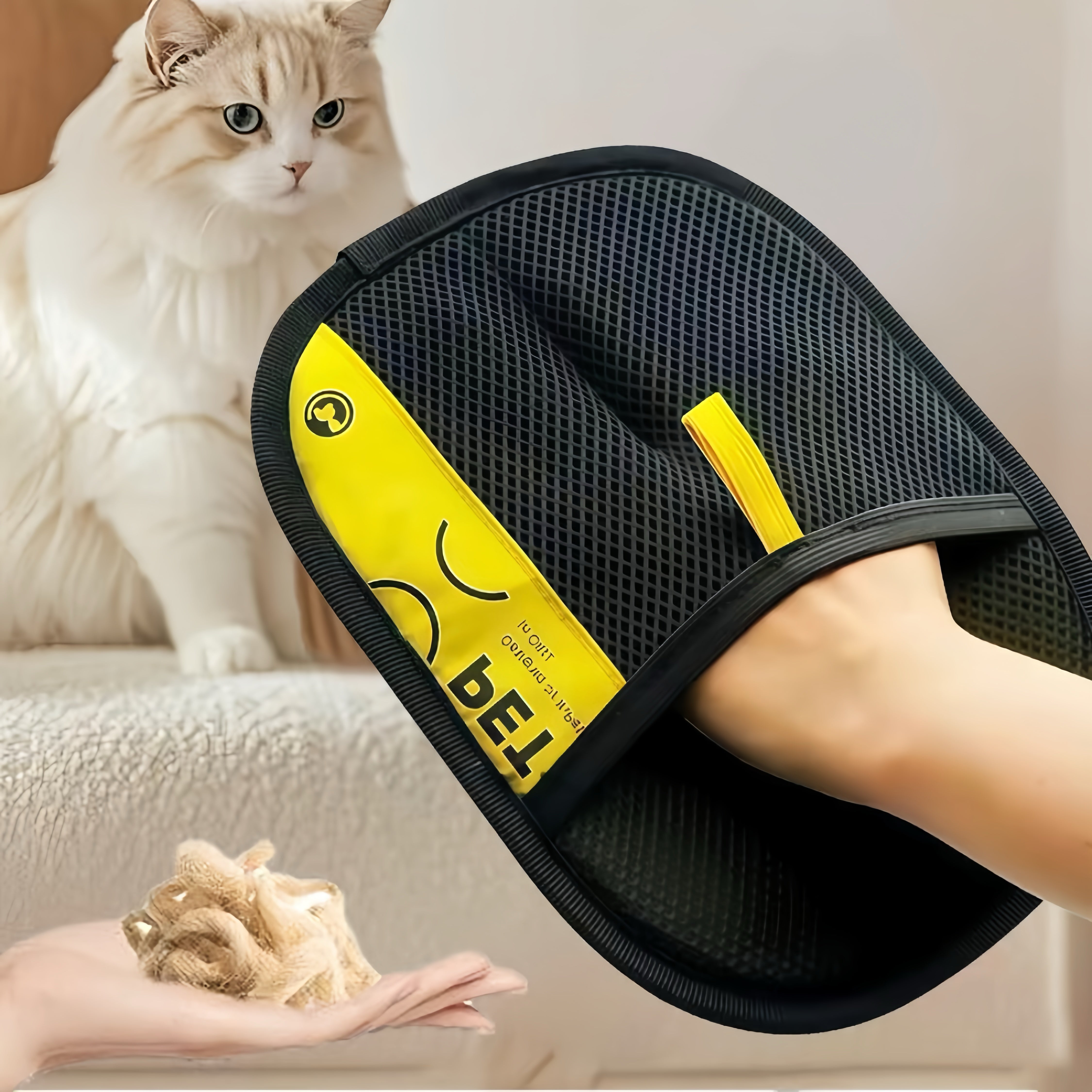 ElectroClean Pet Hair Removal Glove – Reusable & Eco-Friendly