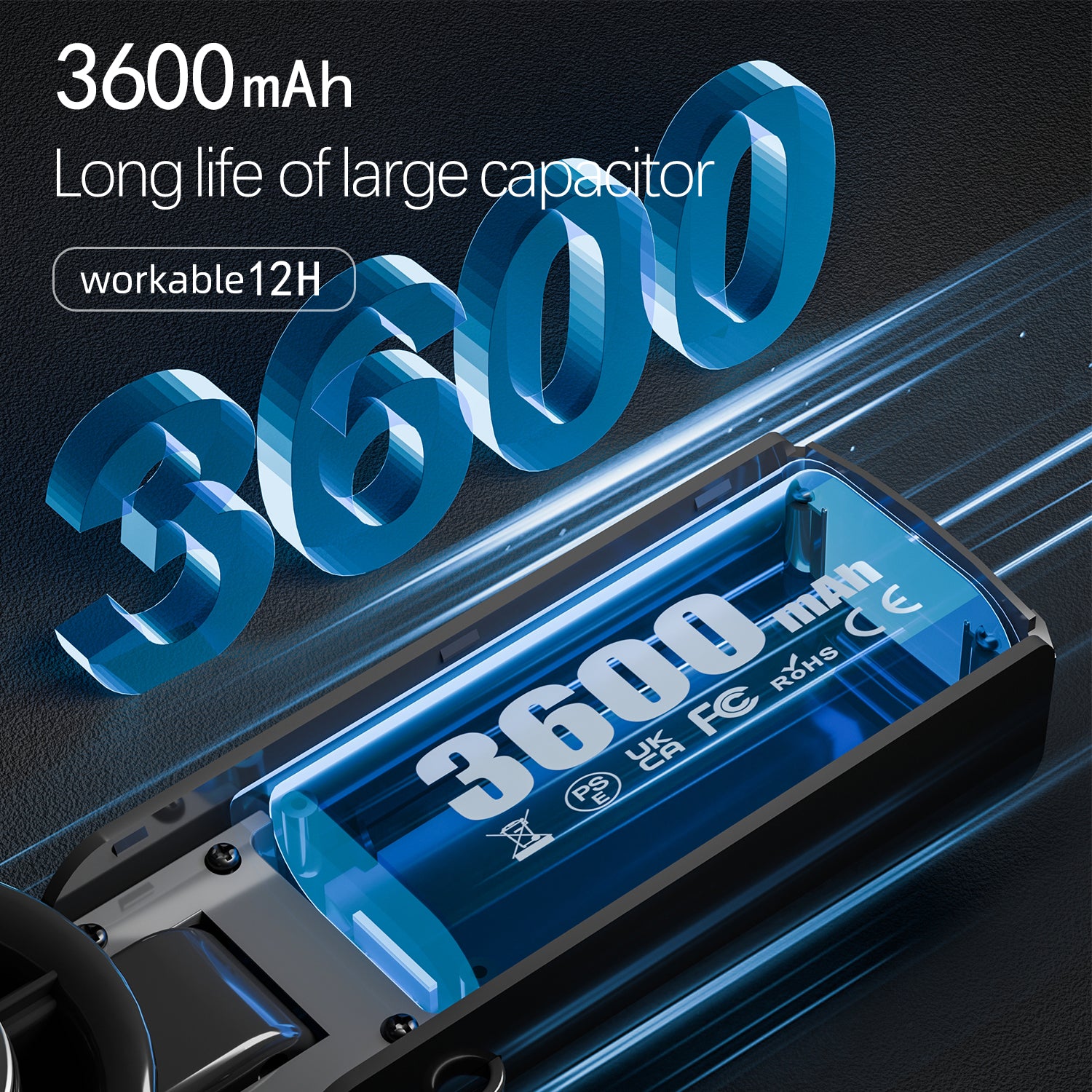 IceRush Turbo – Handheld Fan with Instant Cooling Plate & LED Light