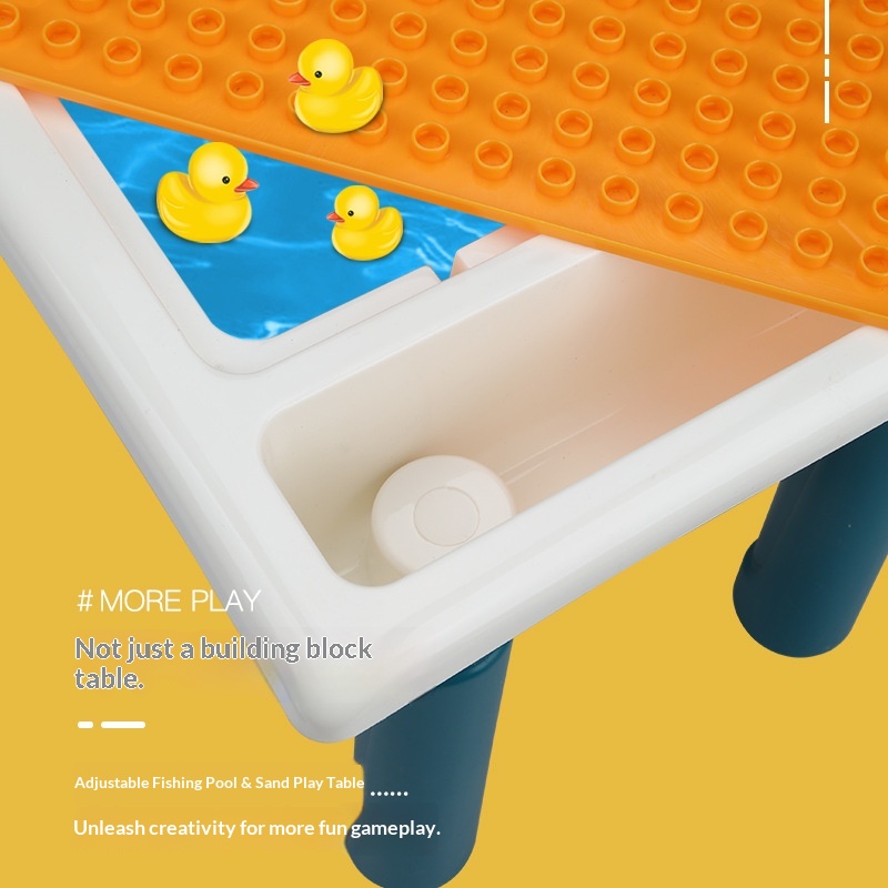 Children's Building Blocks Table DIY Assembly