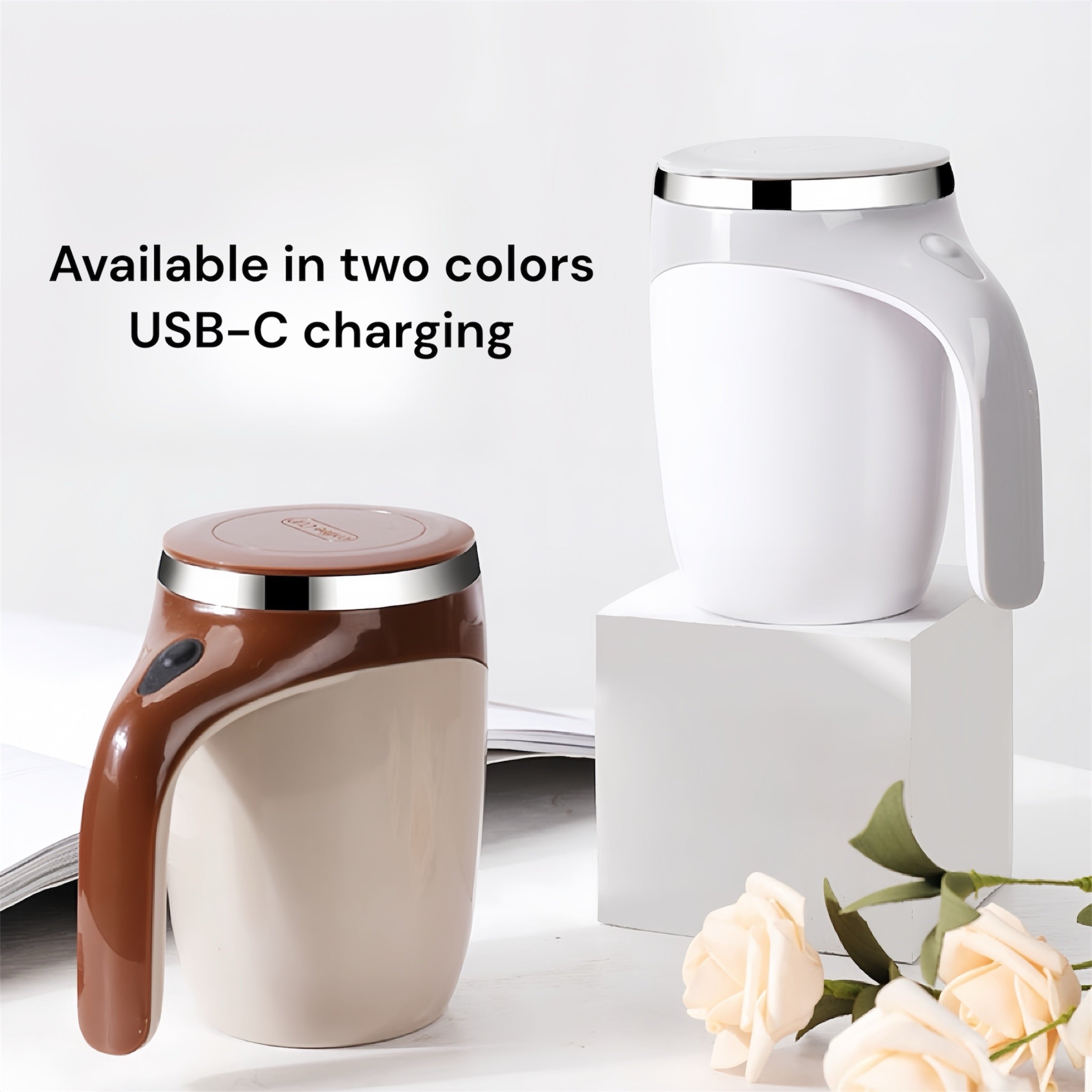 StirMate Magnetic Auto Stirring Cup