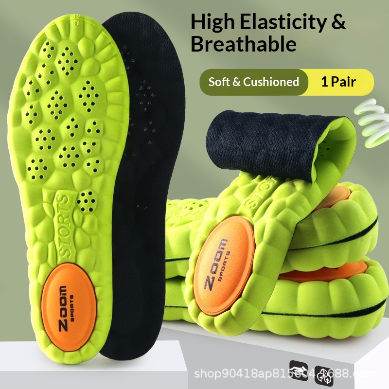 Sports Air Cushion Insoles Shock-absorbing Military Training