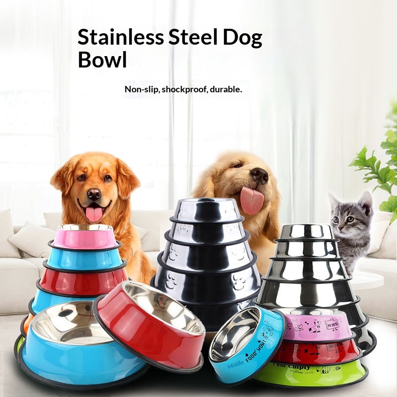 Stainless Steel Anti-Slip Pet Bowl