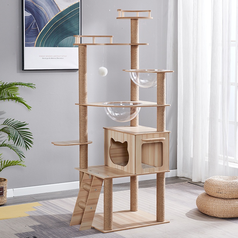 Cat Tree / Cat Climbing Frame with Space Capsule