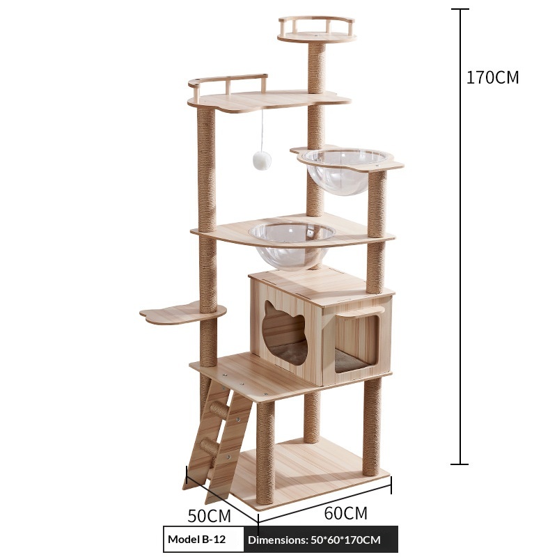 Cat Tree / Cat Climbing Frame with Space Capsule