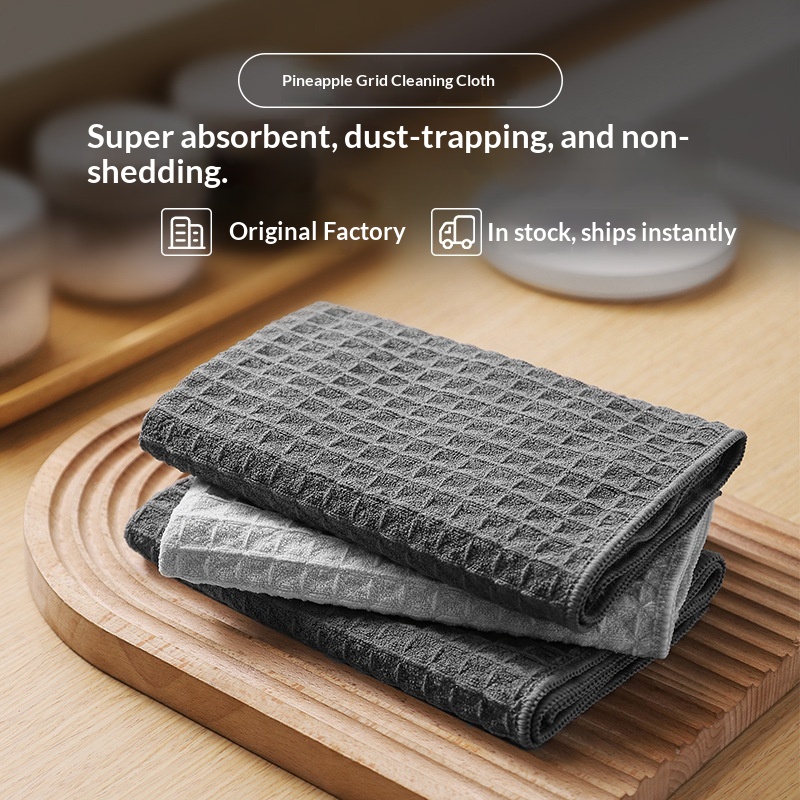 Microfiber Waffle Weave Cleaning Cloth