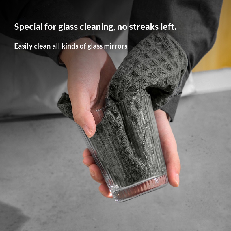 Microfiber Waffle Weave Cleaning Cloth