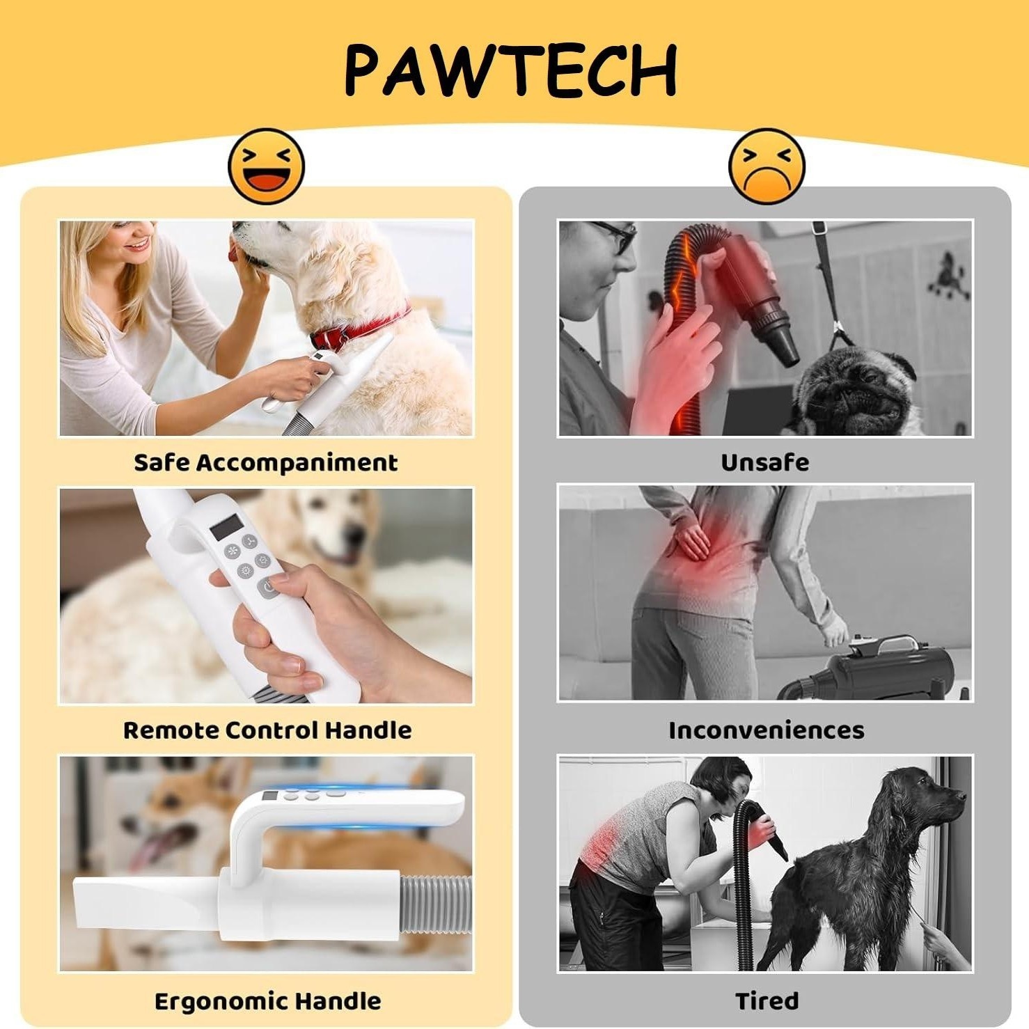 Pet Water Blower Remote Control Cat Dog Hair Dryer
