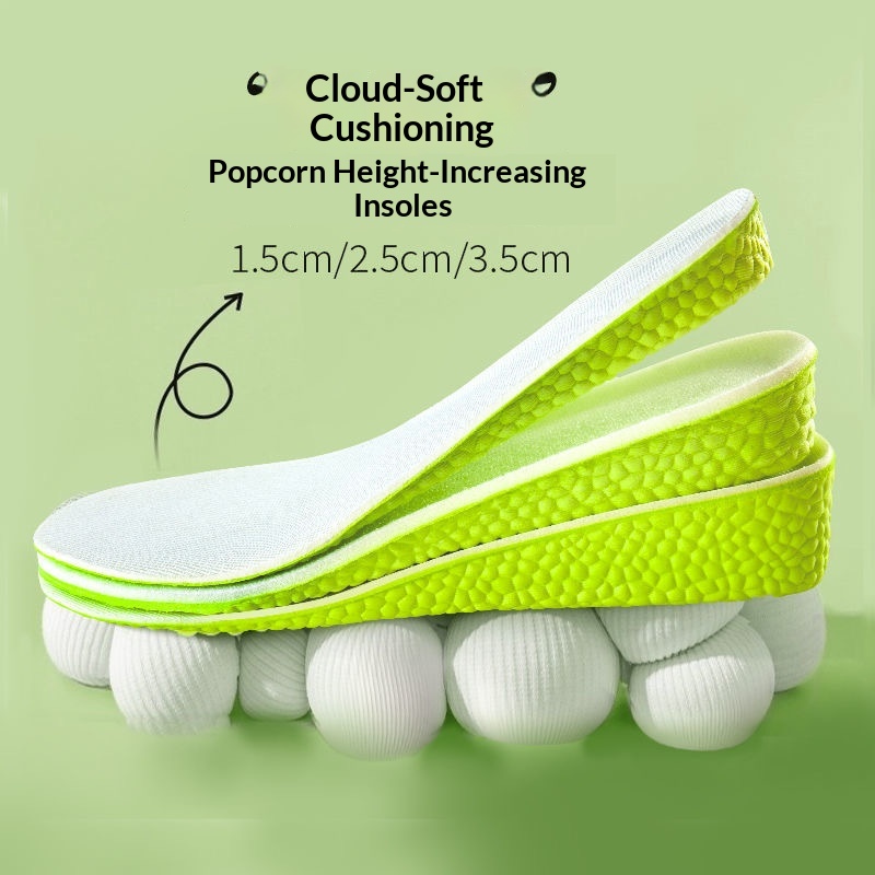 Inner Height Increasing Insoles Summer Sports High Elastic