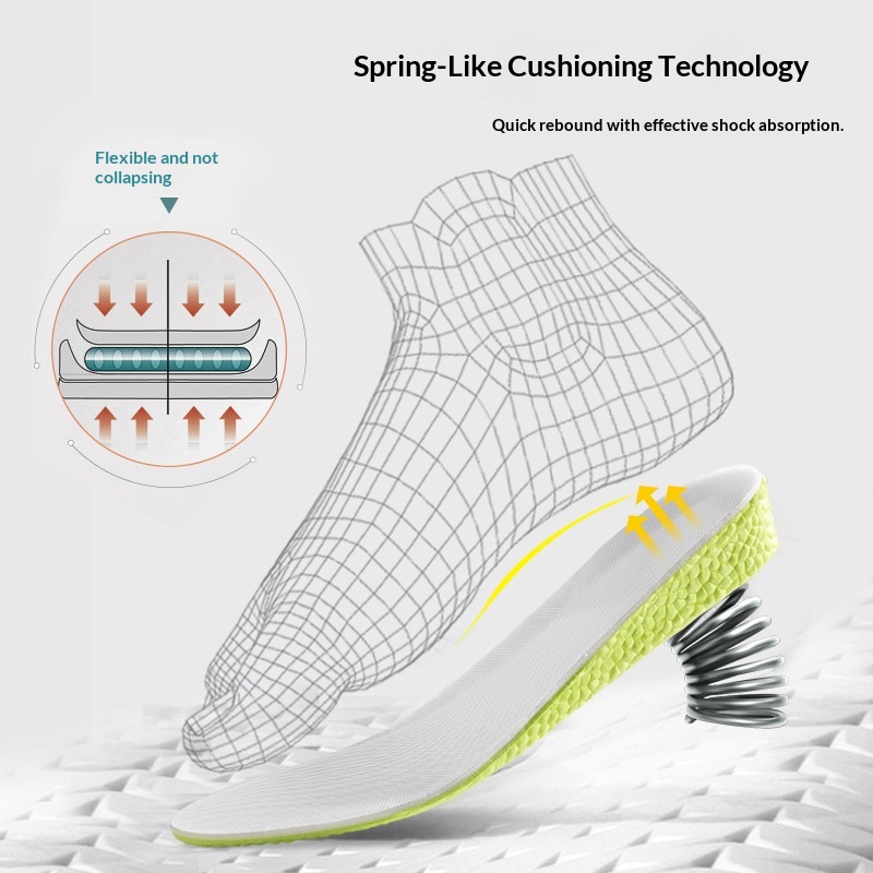 Inner Height Increasing Insoles Summer Sports High Elastic