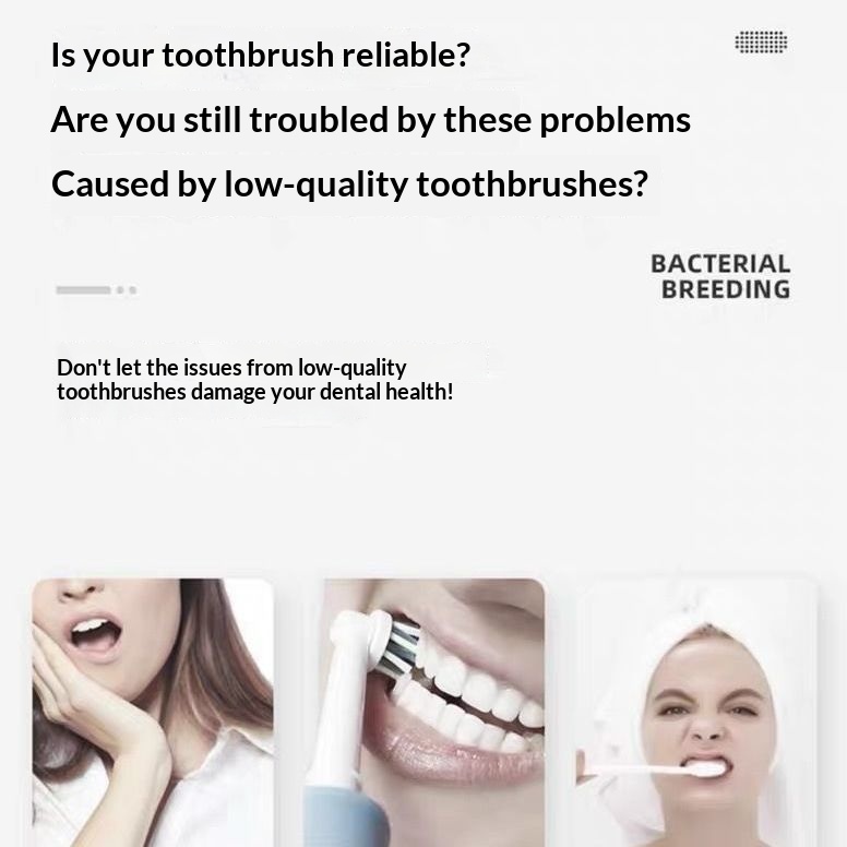 Bamboo Charcoal Nano Ultra-Fine Soft Bristle Toothbrush