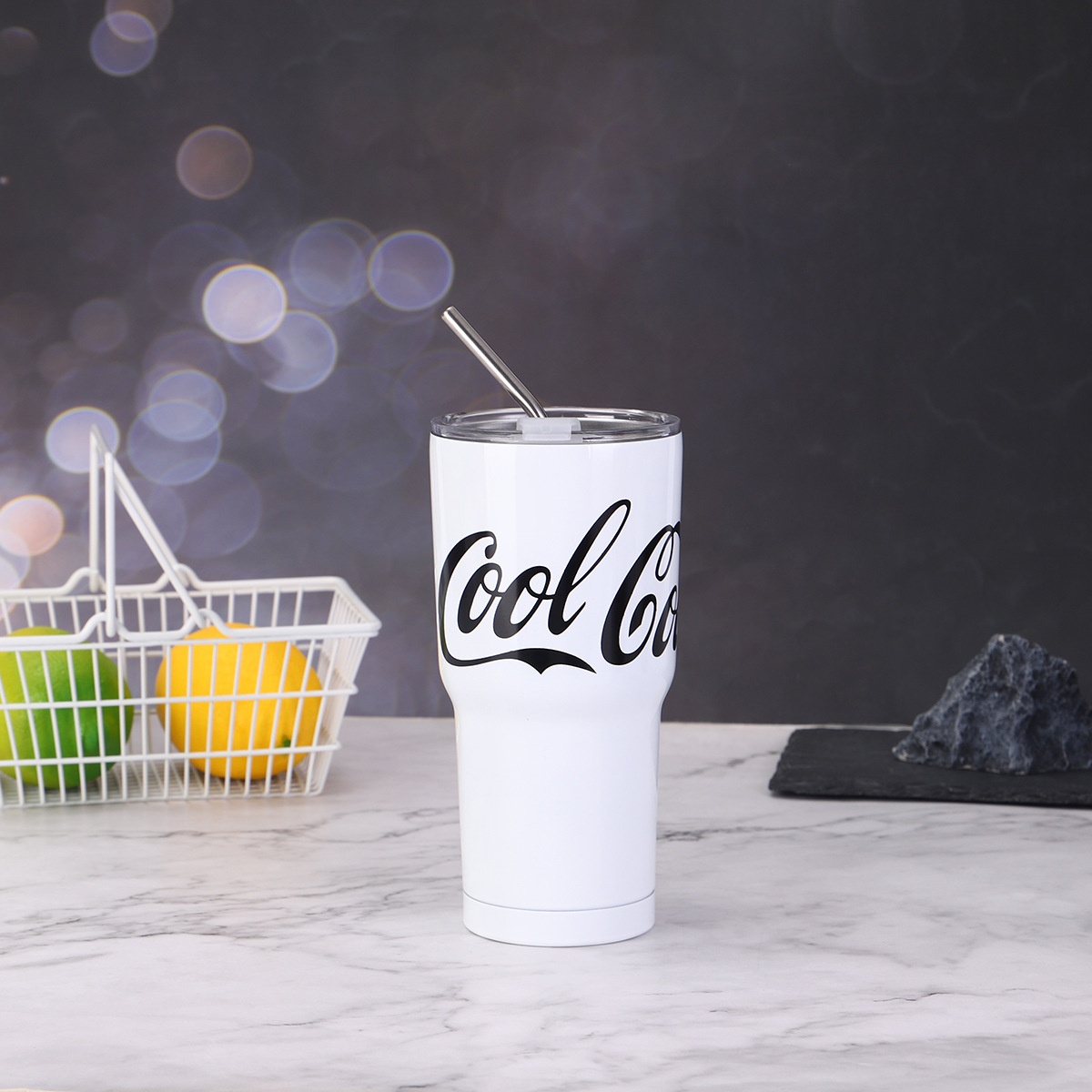 Coca-Cola Style 304 Stainless Steel Car Tumbler