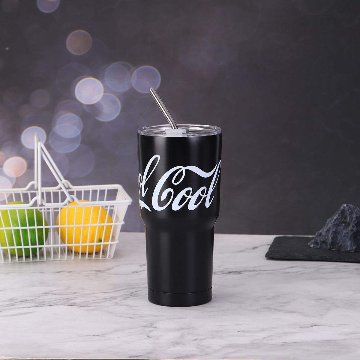 Coca-Cola Style 304 Stainless Steel Car Tumbler