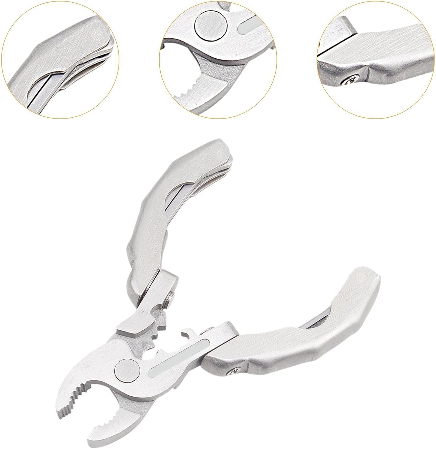 9-in-1 Keychain Multitool Pliers