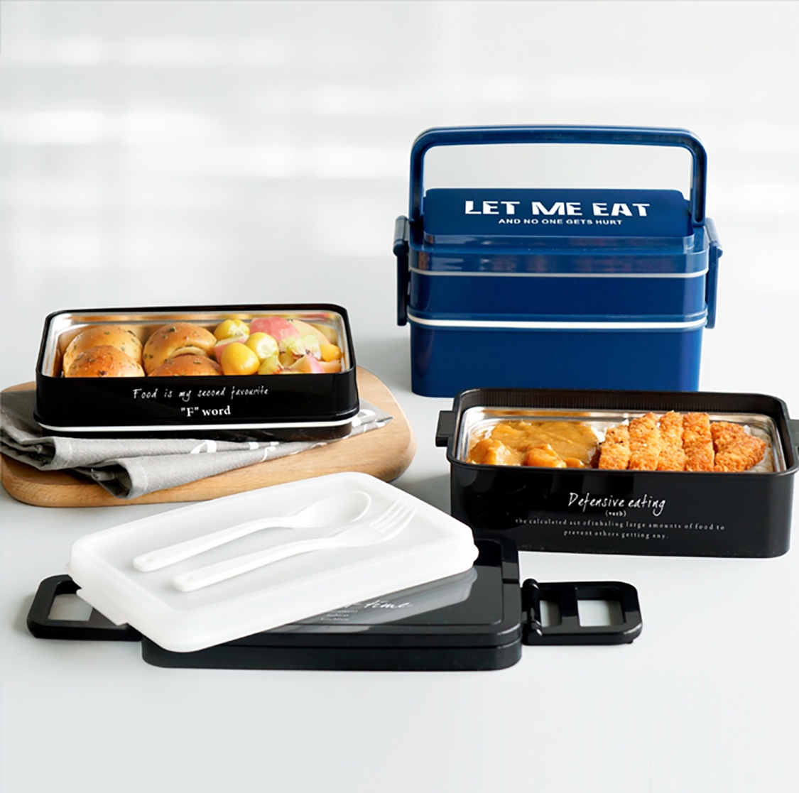 Stainless Steel Double-Layer Insulated Lunch Box