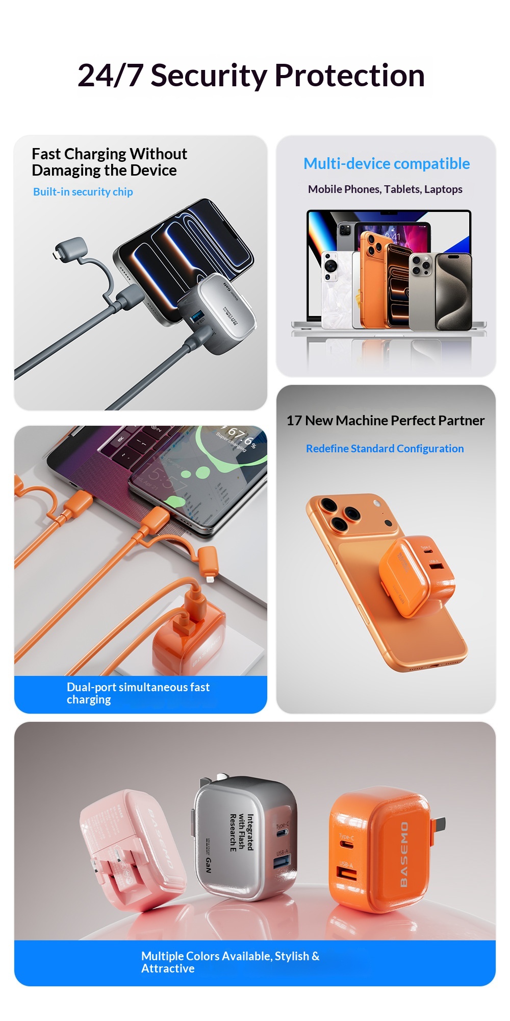 Beimo 30W GaN Fast Charger (1C+1A) Set