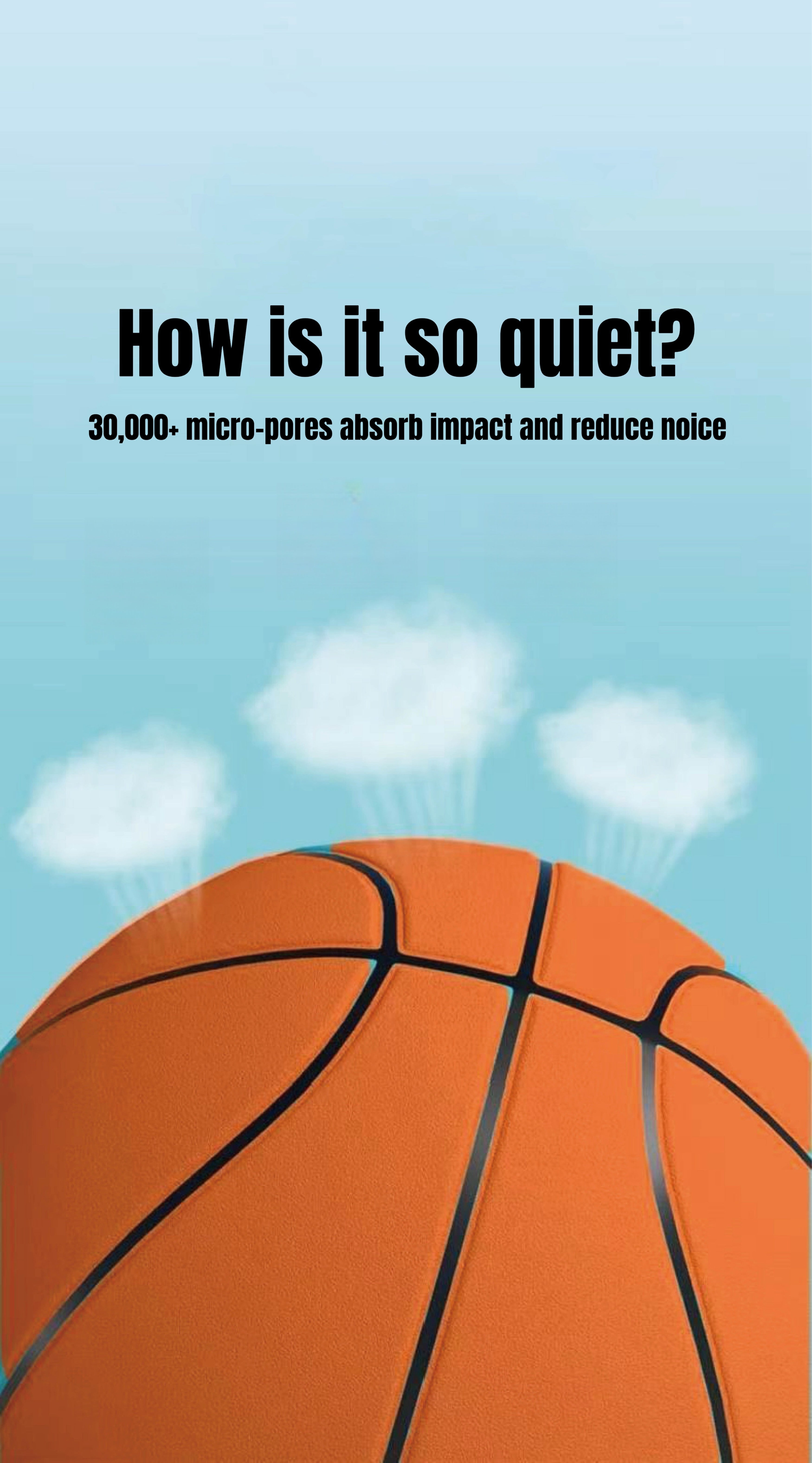 HushBall – Size 7 Quiet Indoor Basketball