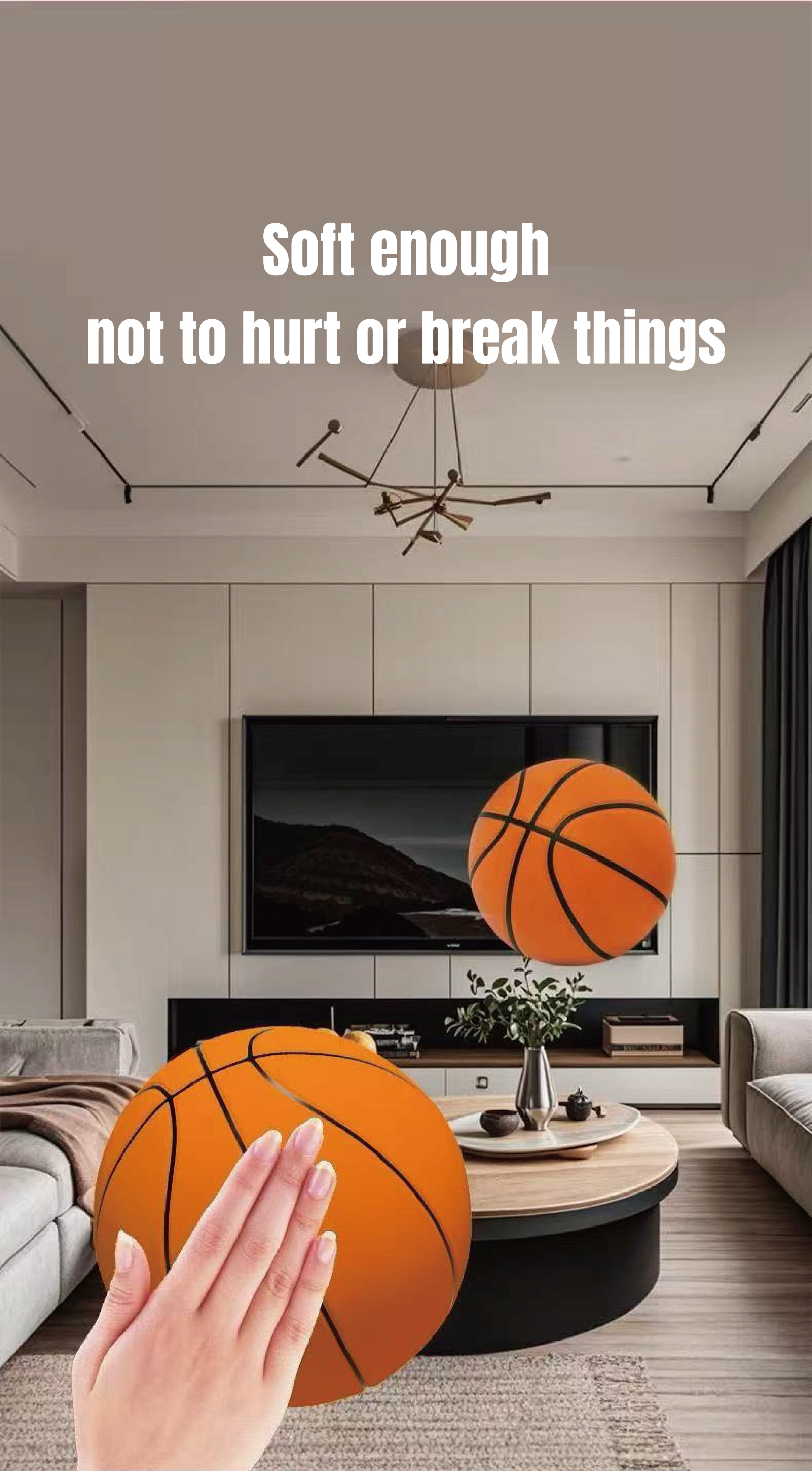 HushBall – Size 7 Quiet Indoor Basketball
