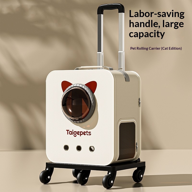 Cat Bag Portable Outing Trolley Case