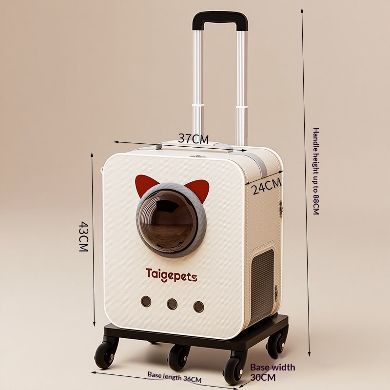 Cat Bag Portable Outing Trolley Case