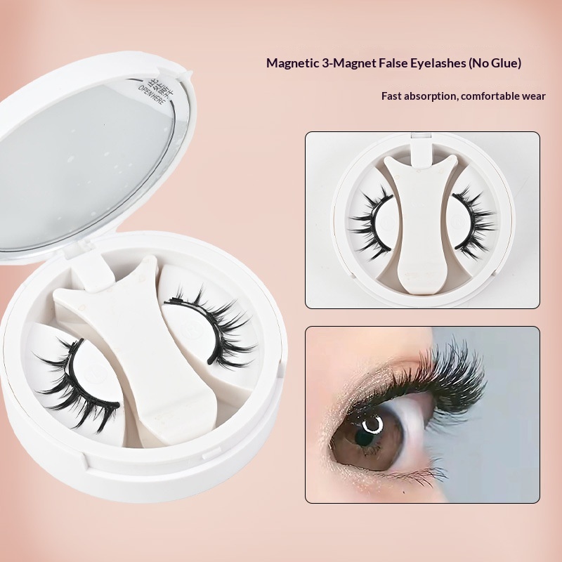 Magnetic False Eyelashes All-In-One Box for Lazy Beginners Portable