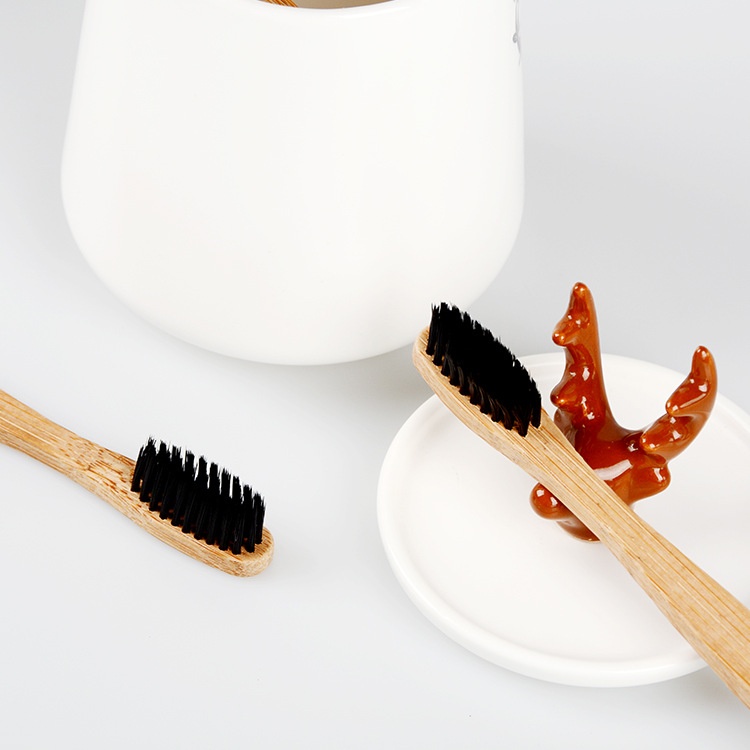 Bamboo Charcoal Soft Bristle Toothbrush