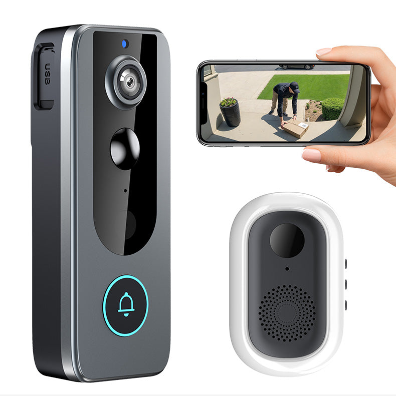 GuardianBell Pro – Smart WiFi Doorbell & Security Cam in One