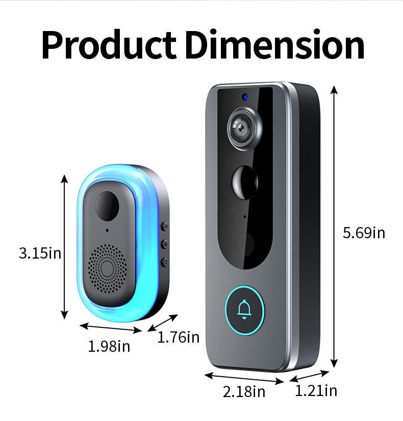 GuardianBell Pro – Smart WiFi Doorbell & Security Cam in One