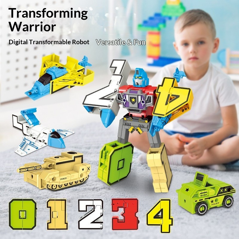 Digital Transforming Robot Car Toy