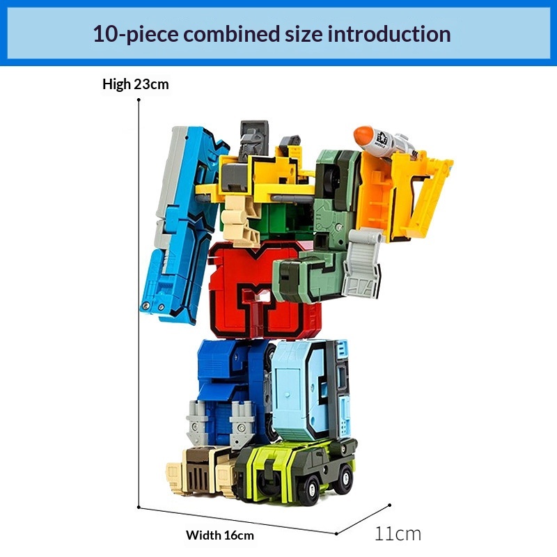 Digital Transforming Robot Car Toy