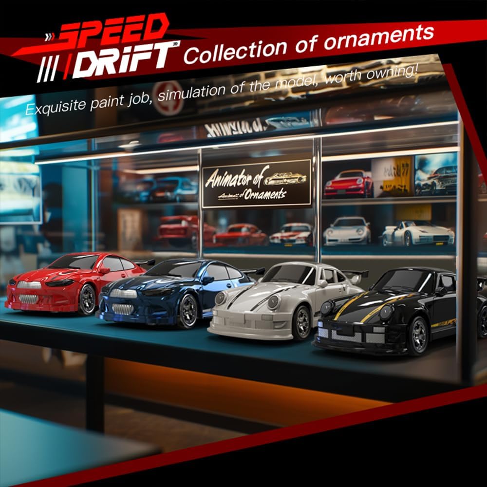 DeskDrift Mini – 1:64 Scale 4WD Proportional RC Drift Car