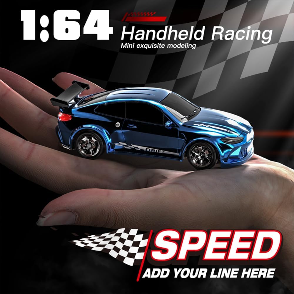 DeskDrift Mini – 1:64 Scale 4WD Proportional RC Drift Car