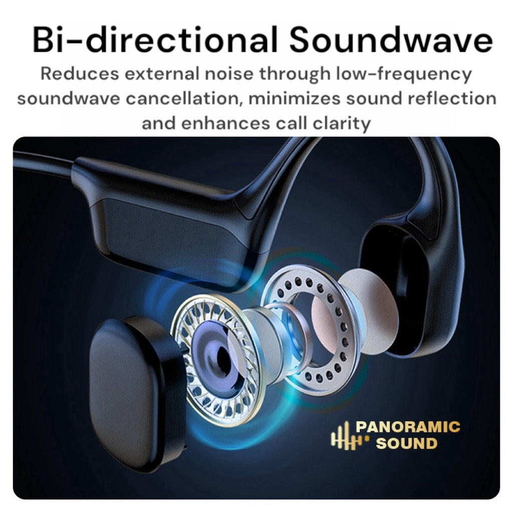 AquaVibe Swim-Proof Bone Conduction Headphones