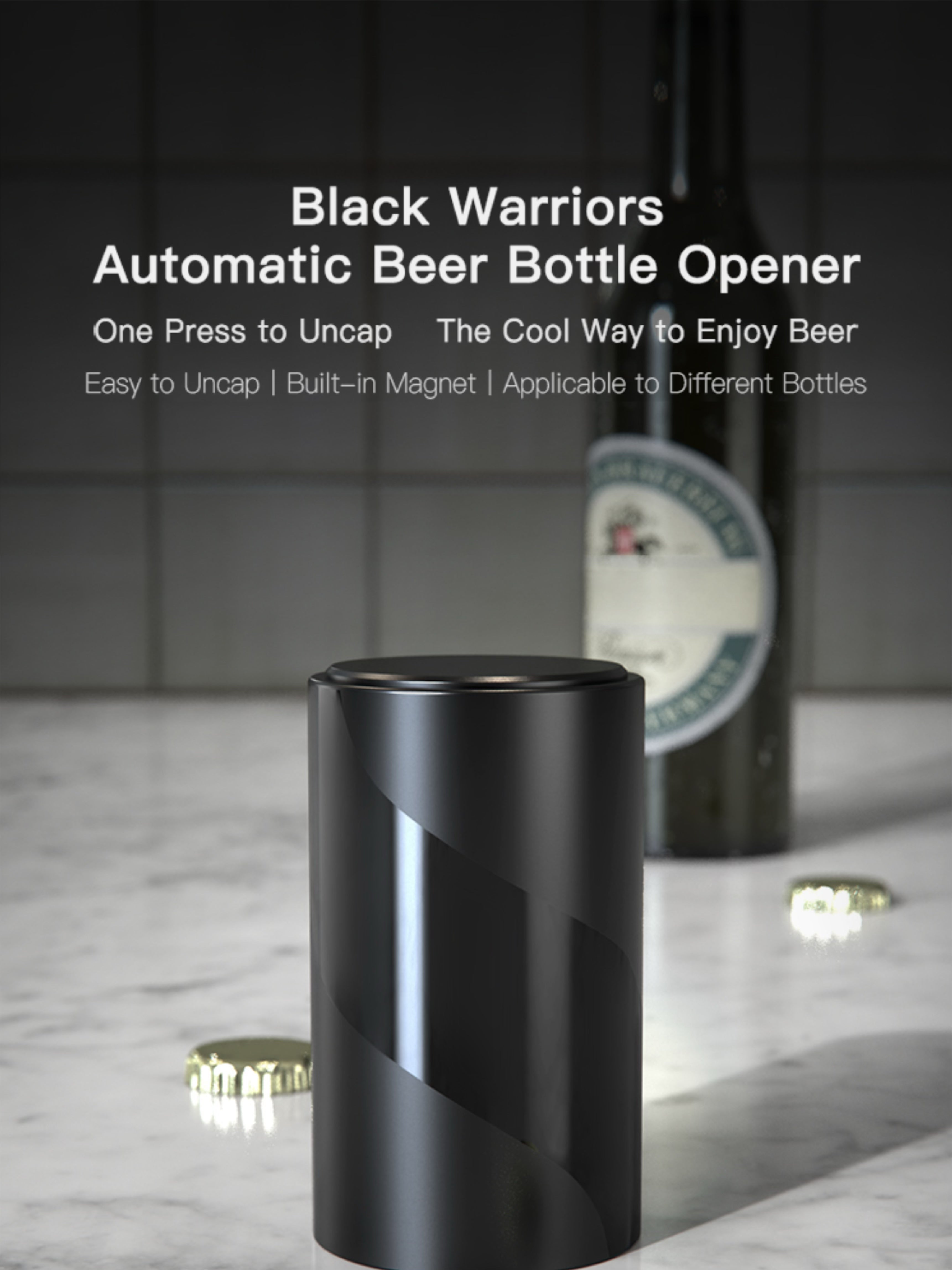 All-in-One Wine & Beer Opener Gift Set – Electric Corkscrew with