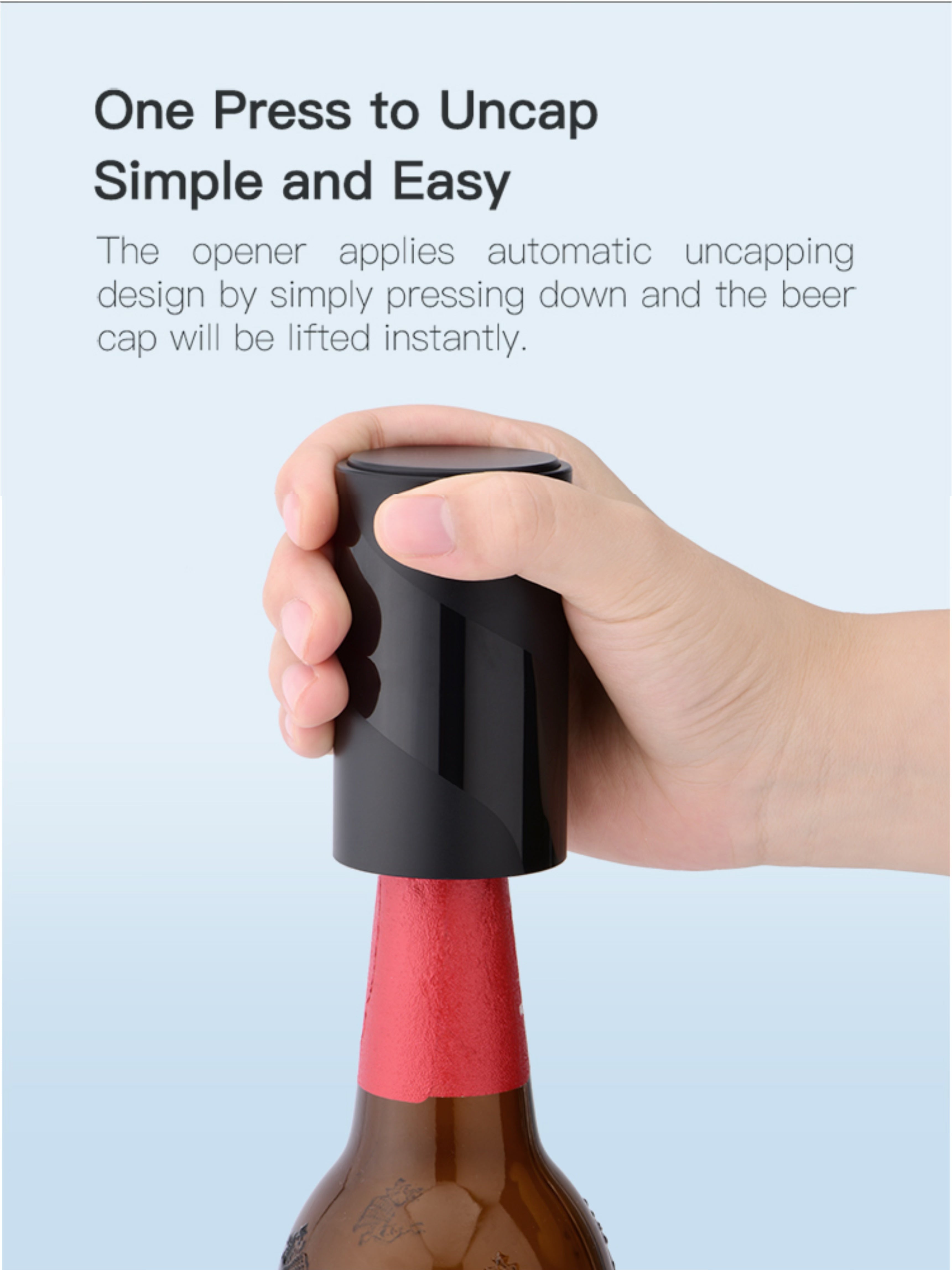 All-in-One Wine & Beer Opener Gift Set – Electric Corkscrew with
