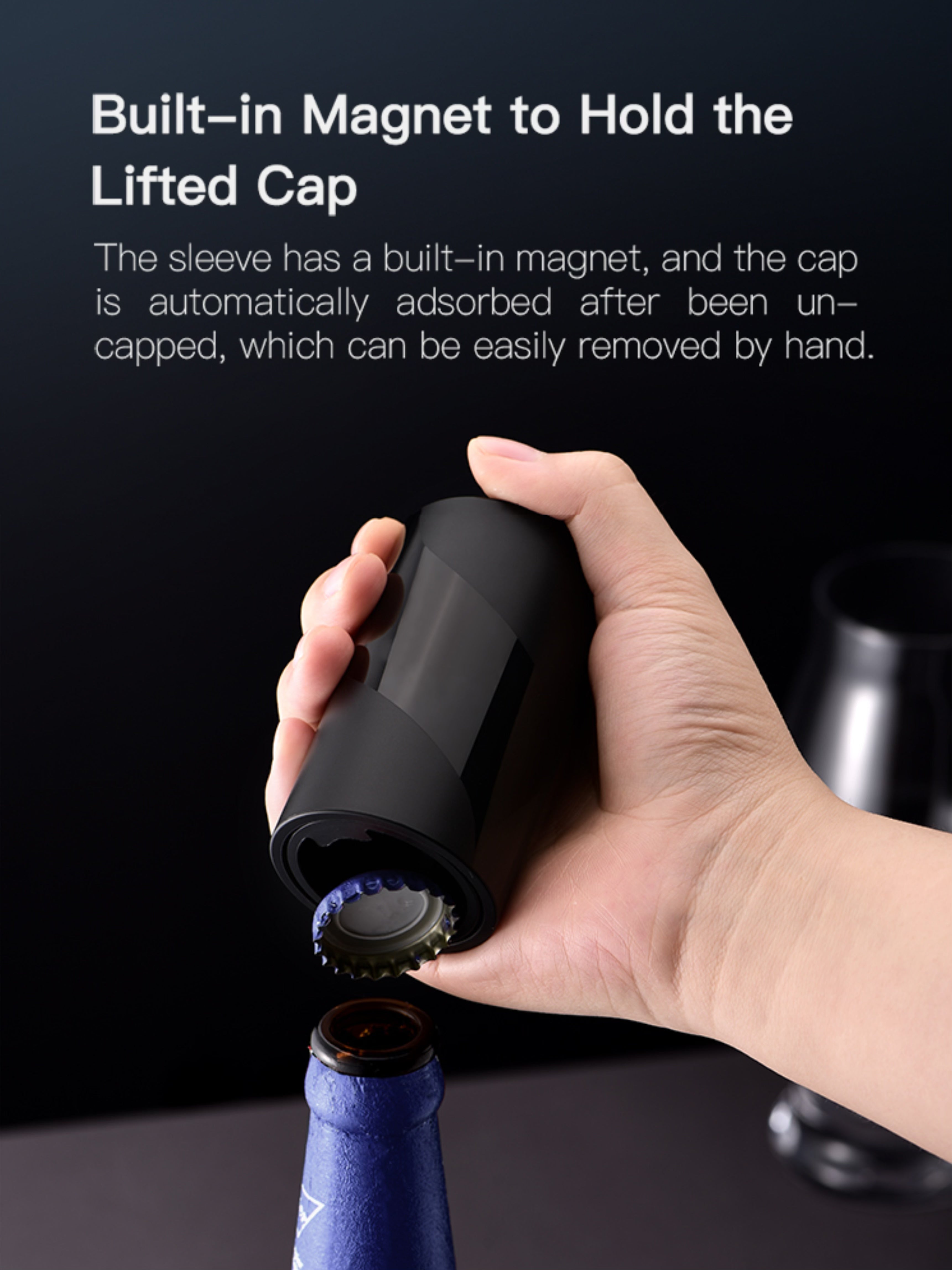 All-in-One Wine & Beer Opener Gift Set – Electric Corkscrew with