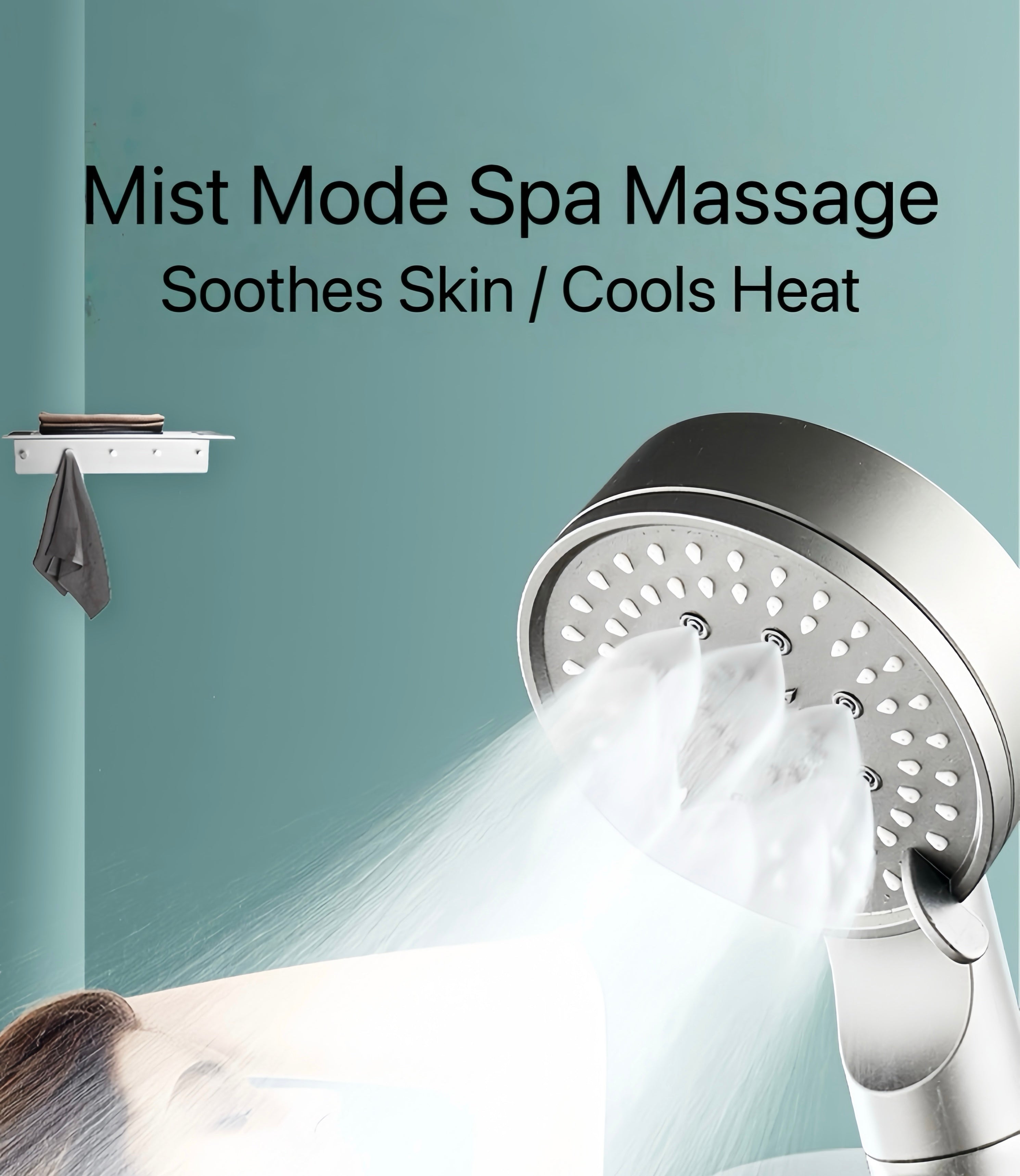 HydroBoost High Pressure 5-Mode Filtered Shower Head