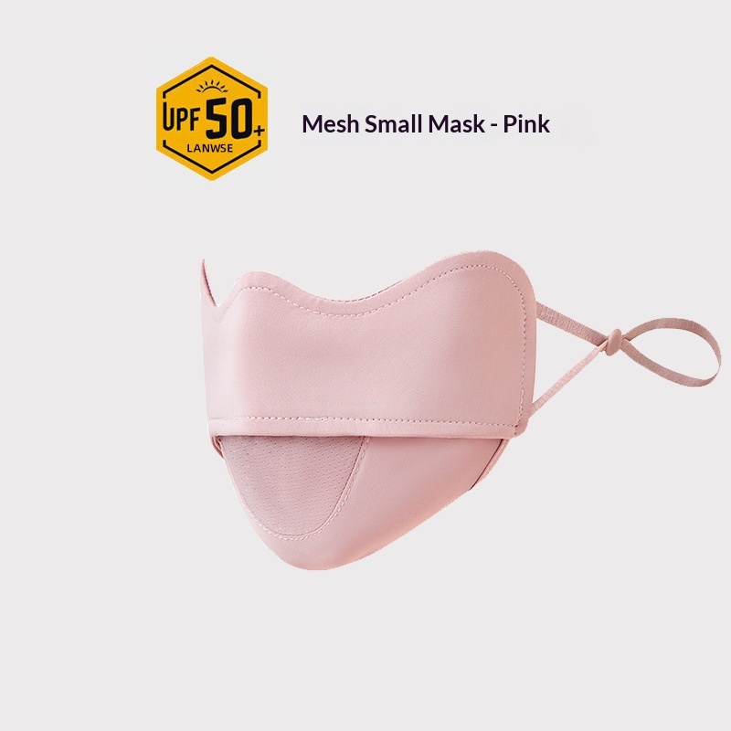 Summer Ice Silk Sunscreen Mask for Women Anti-UV Face Mask