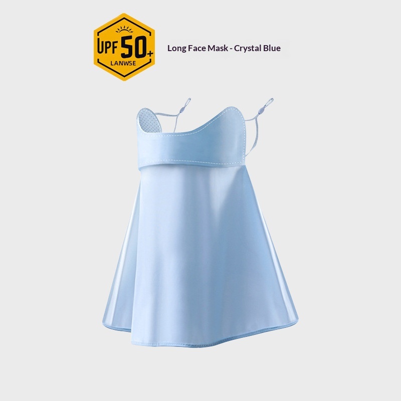 Summer Ice Silk Sunscreen Mask for Women Anti-UV Face Mask