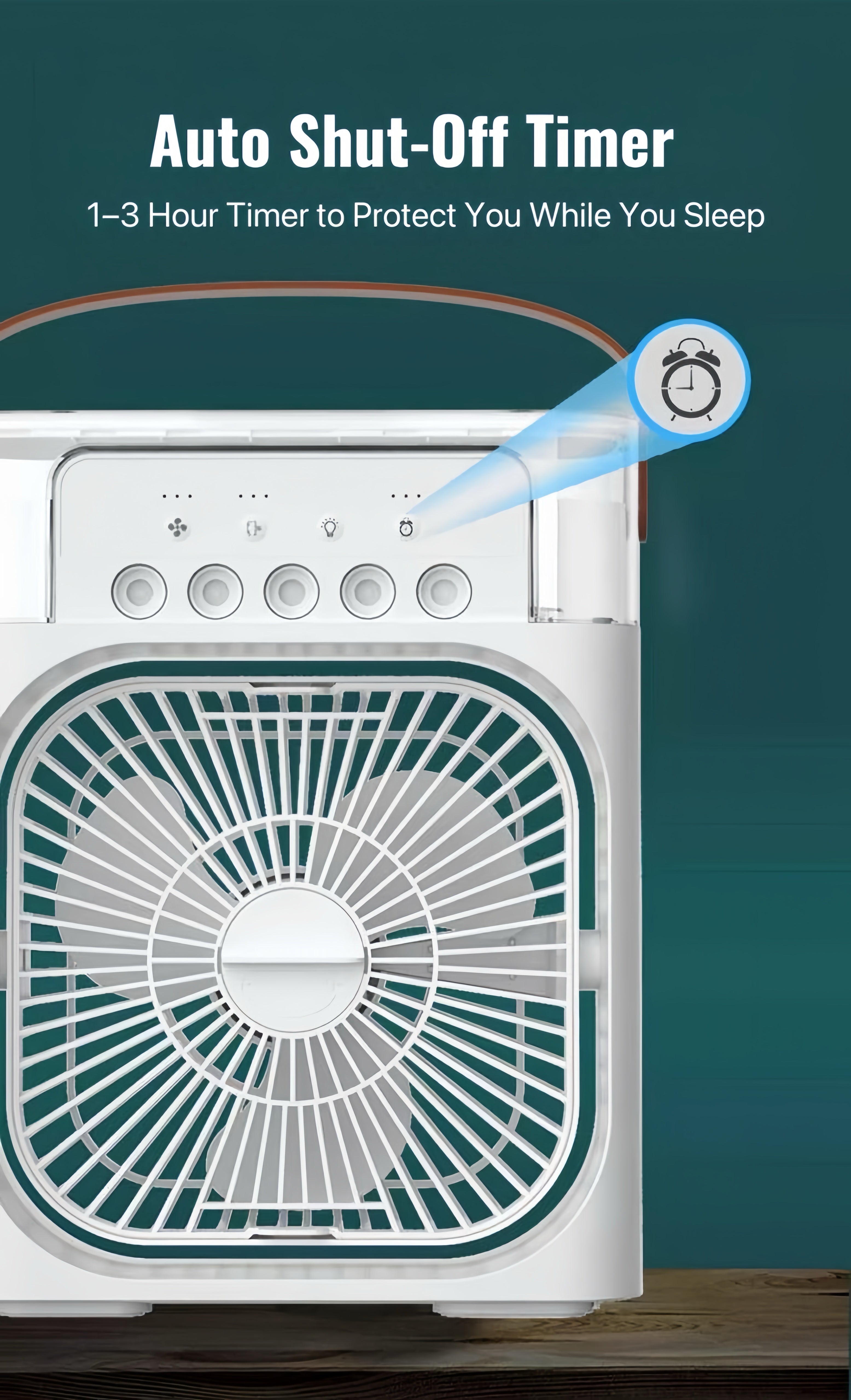 ChillBreeze Pro – Personal Cooling Fan with Adjustable Mist &