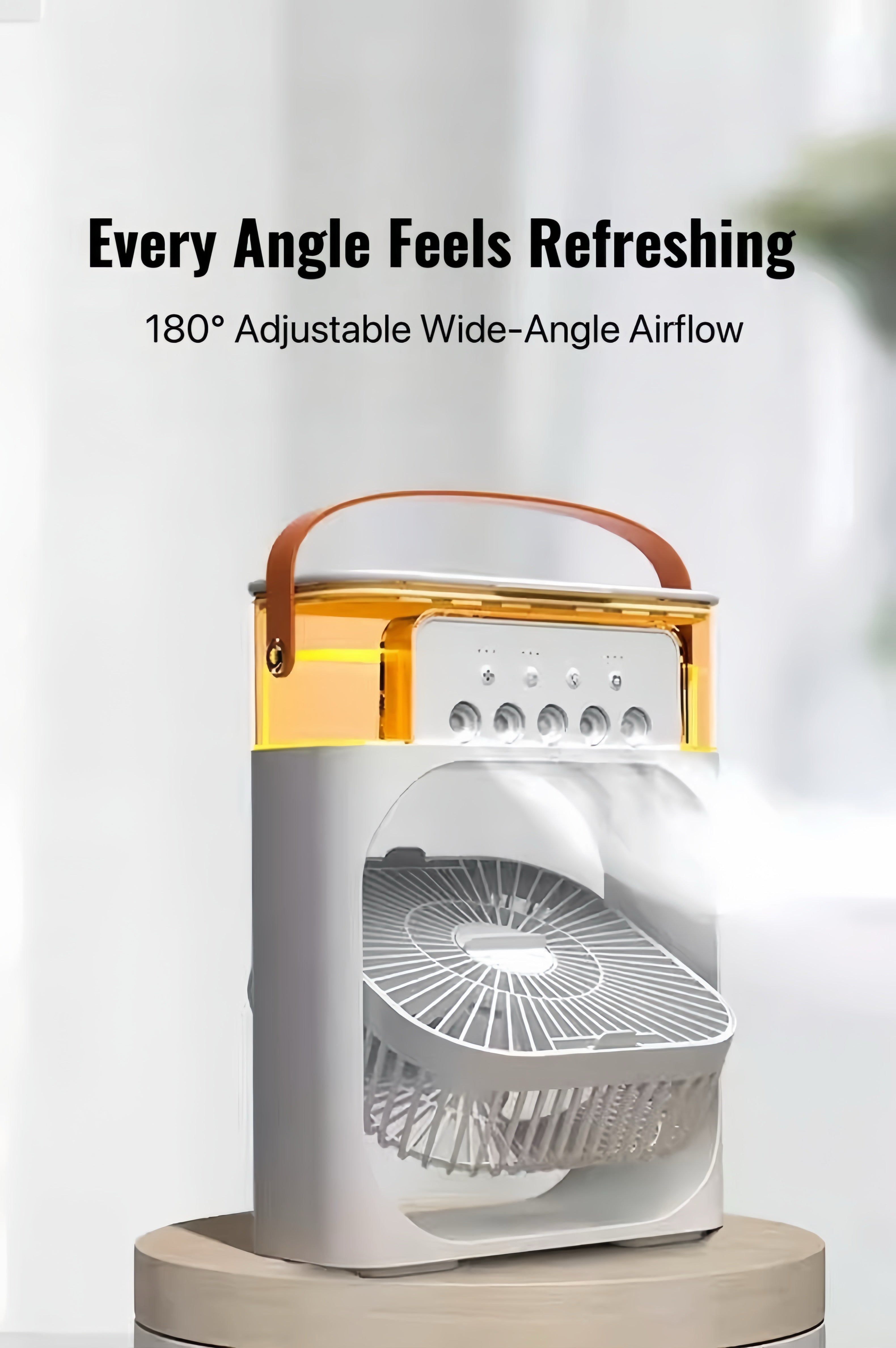 ChillBreeze Pro – Personal Cooling Fan with Adjustable Mist &