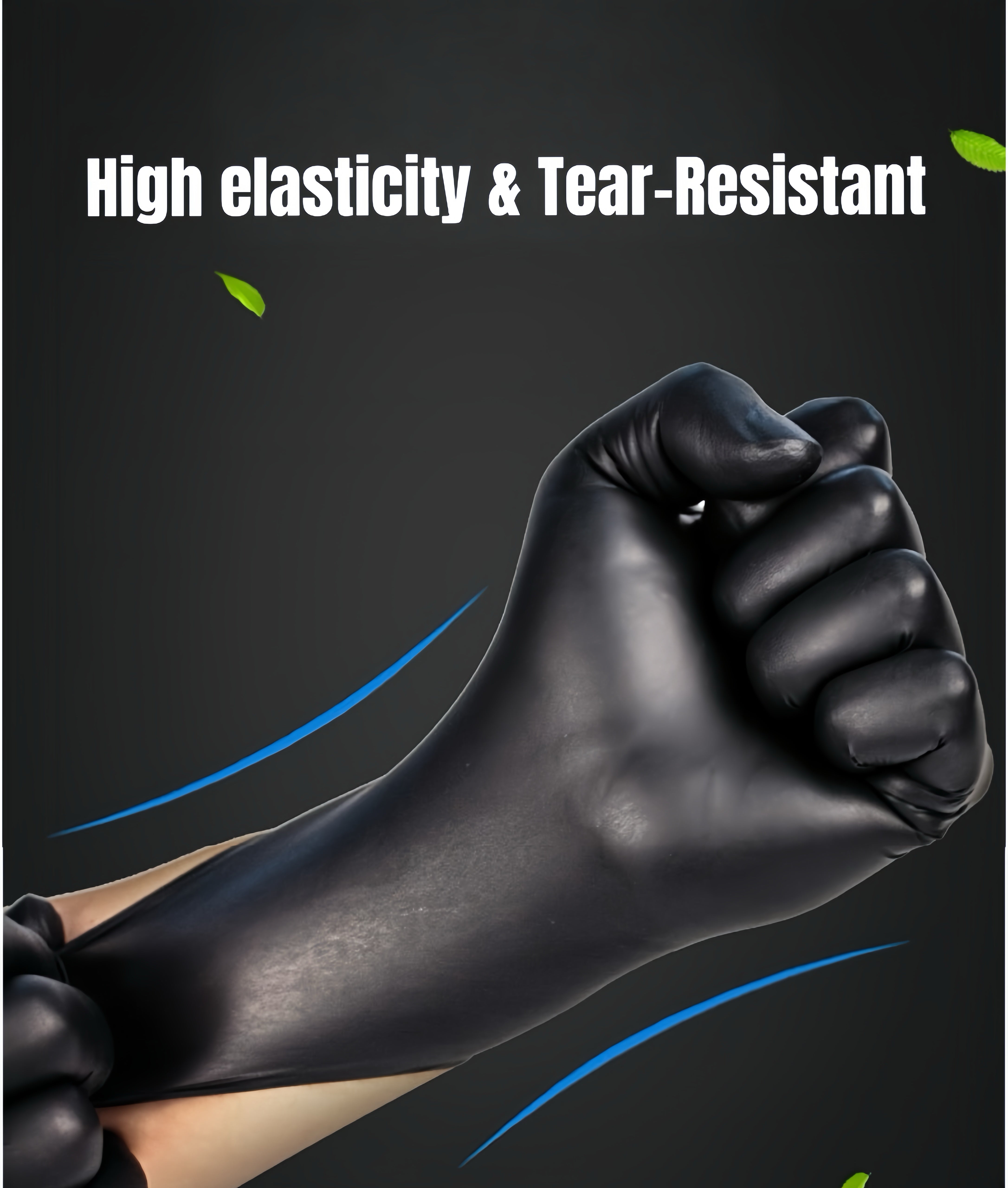 Multi-Purpose Thick Nitrile Gloves – Touchscreen-Friendly,