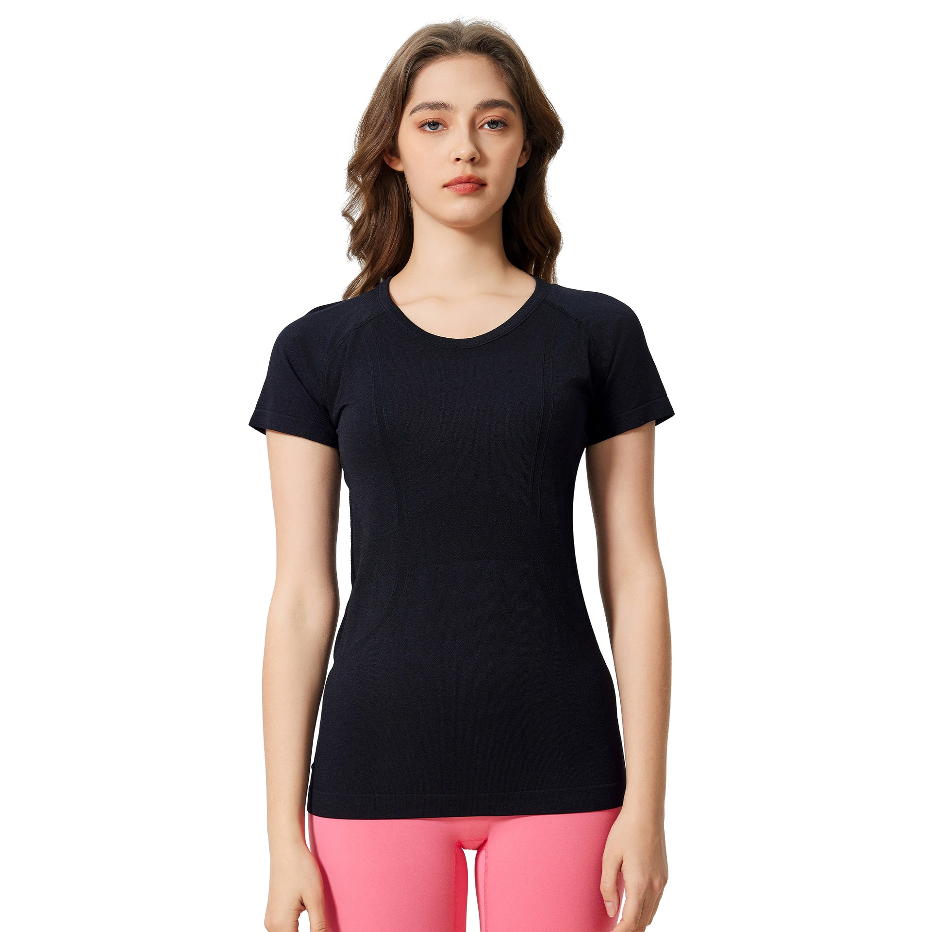 Women's Short Sleeve Crew Neck Sports T-Shirt