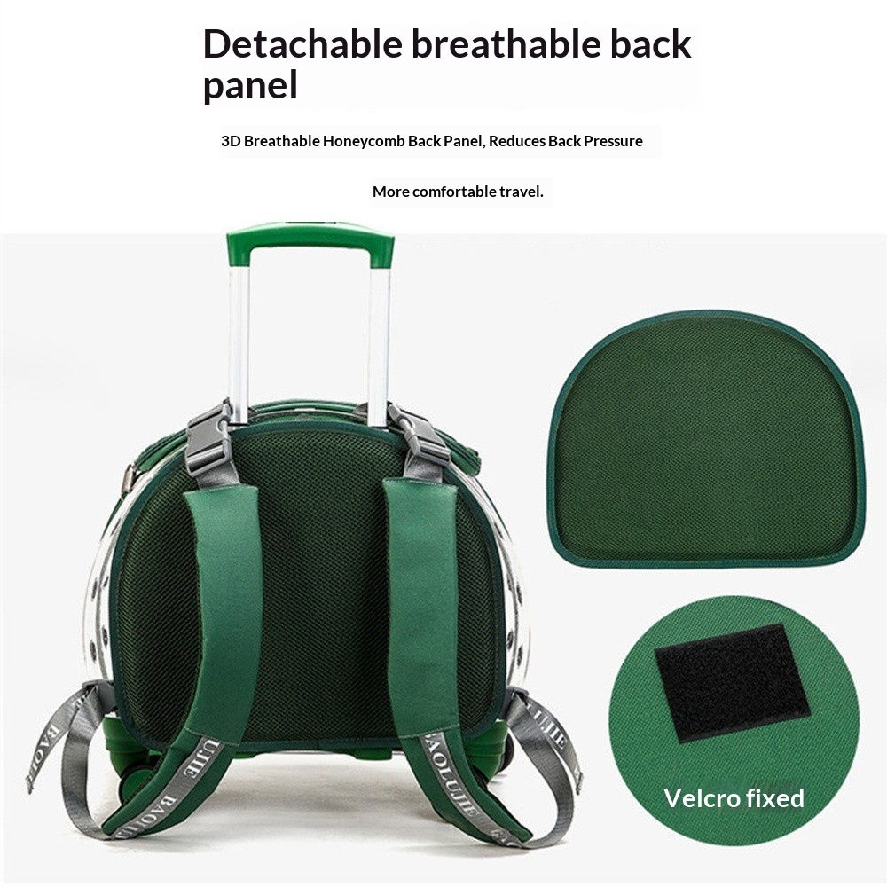 Outdoor Trolley Pet Outing Backpack