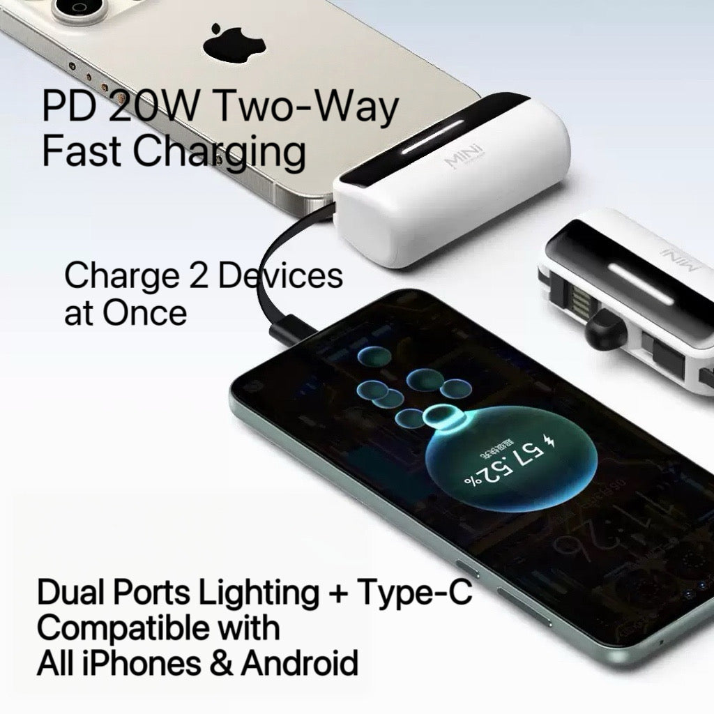 PowerCapsule 5000 — Ultra-Compact All-in-One Emergency Power Bank