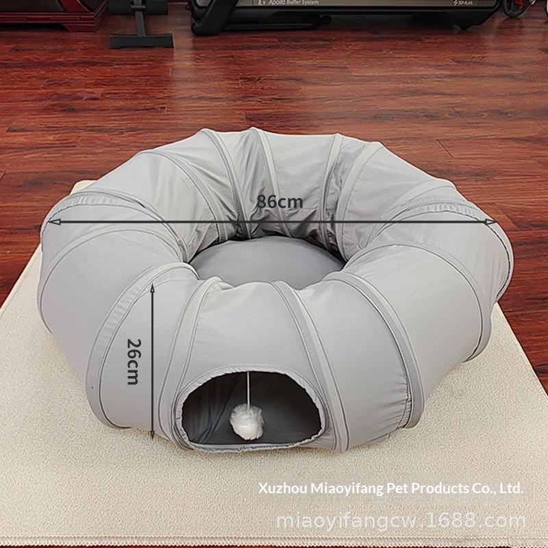 Donut Tunnel Cat Bed - Foldable