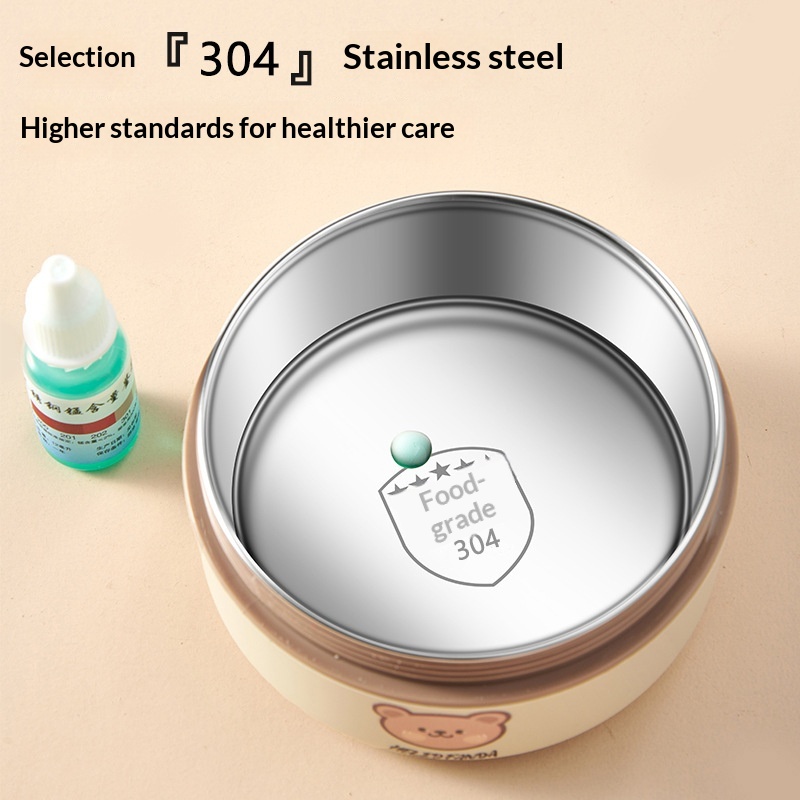 Stainless Steel Round Insulated Lunch Box