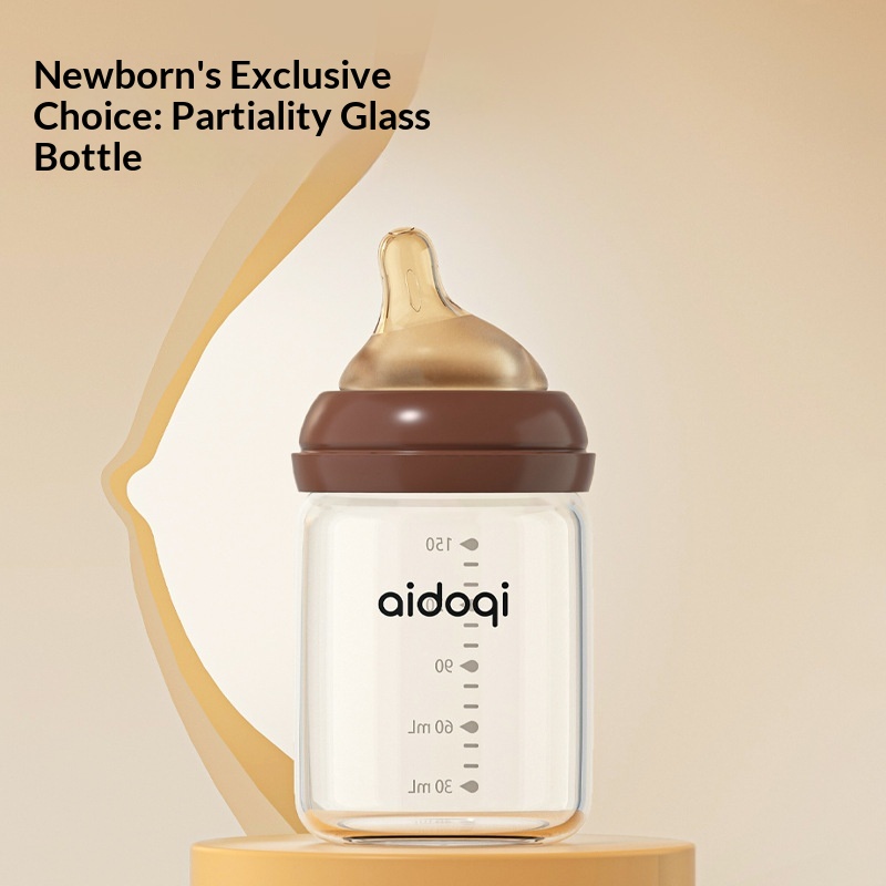 Aidochi Newborn Baby Glass Bottle Gift Set