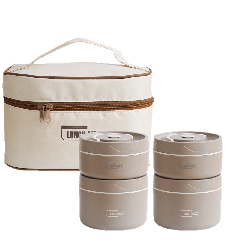 304 Stainless Steel Insulated Round Lunch Box